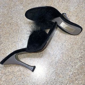 Secret Treasures, sexy bedroom heels, Size 7, black